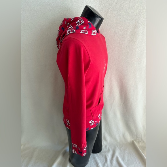 St. Louis Cardinals Hoodies Women’s Large Lightweight Long Sleeve G-111 Sports - Picture 4 of 11